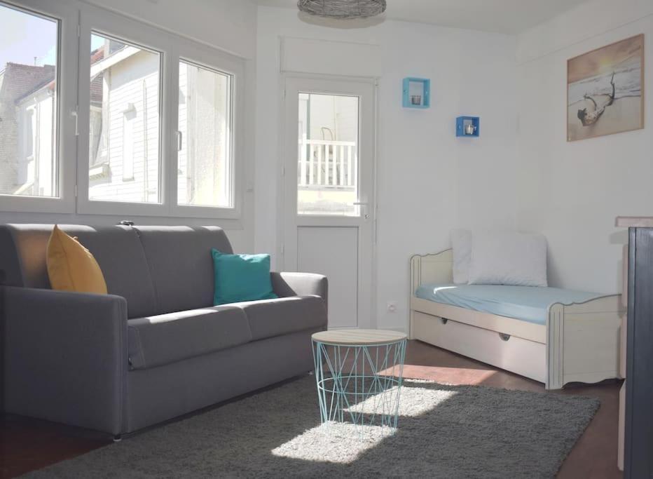Studio 1 Min A Pied De La Mer Berck Bagian luar foto